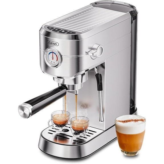 Gevi 20 Bar Commercial Espresso Machine with Frother