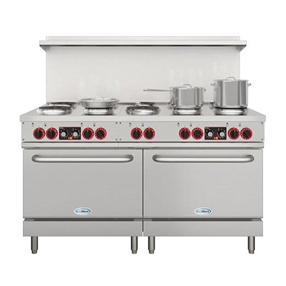 KoolMore 60 Commercial Electric Range with Ovens