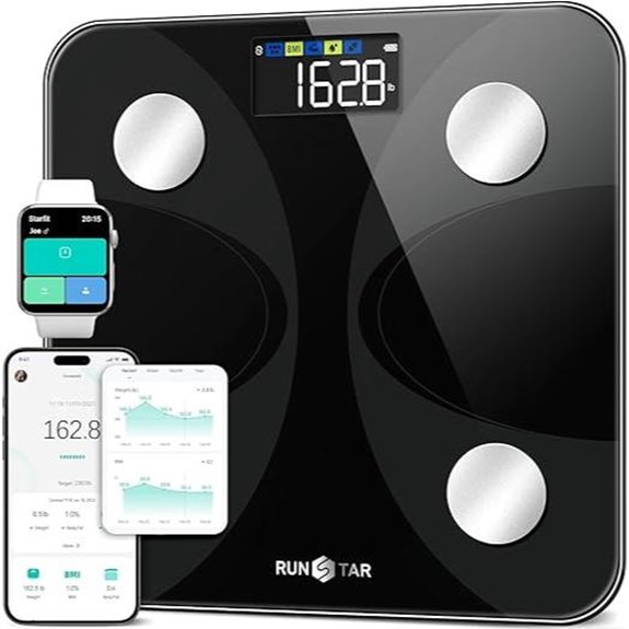 RunSTAR Digital Body Weight & Fat Scale