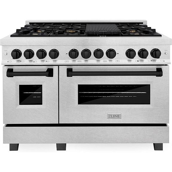 ZLINE Autograph 48-Inch Dual Fuel Range with Ovens