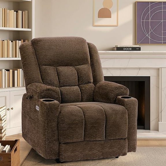 EONIX Dual Motor Lift Recliner with Heat and Massage