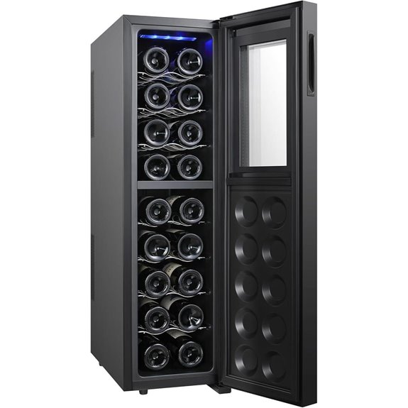 Koolatron 18-Bottle Wine Fridge with Dual Zones