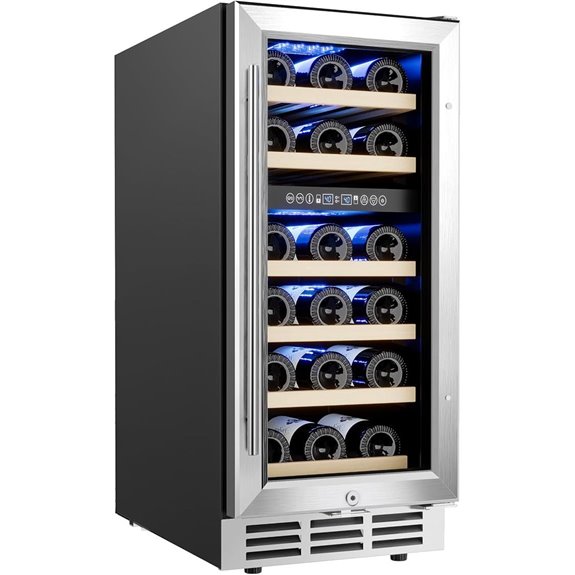 EUHOMY 15 Dual Zone Wine Cooler (33 Bottles)