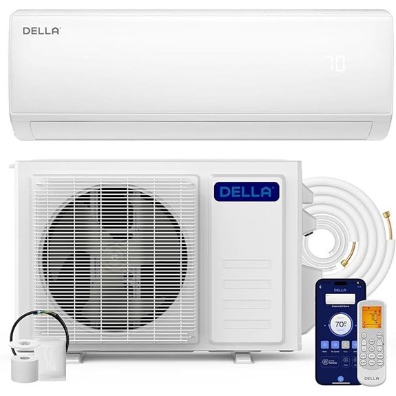 DELLA Econo 11500 BTU Mini Split AC & Heater