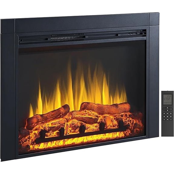 LegendFlame Jaden Electric Fireplace Insert with Remote