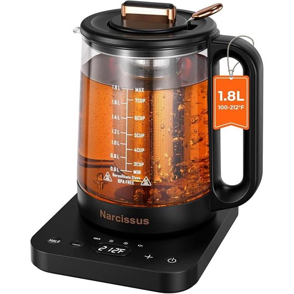 Narcissus 1.8L Electric Kettle with Temperature Control