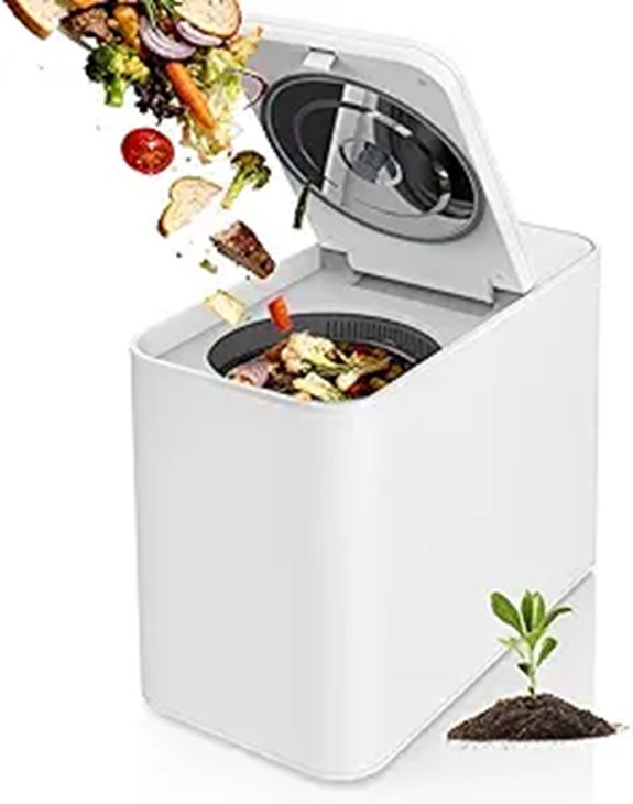 3L Electric Compost Bin for Kitchen Auto-Cleaning