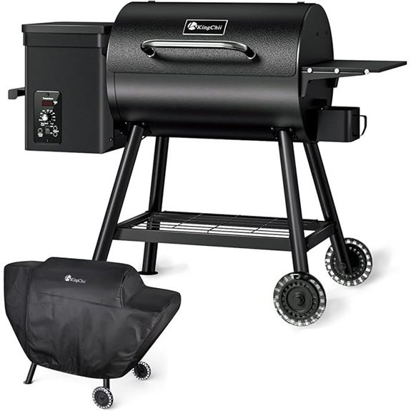 KingChii Electric Pellet Grill & Smoker with Cover