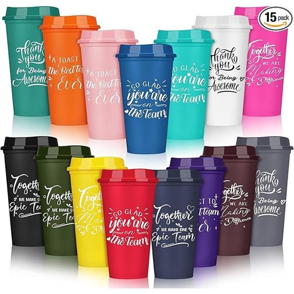 employee appreciation travel tumblers