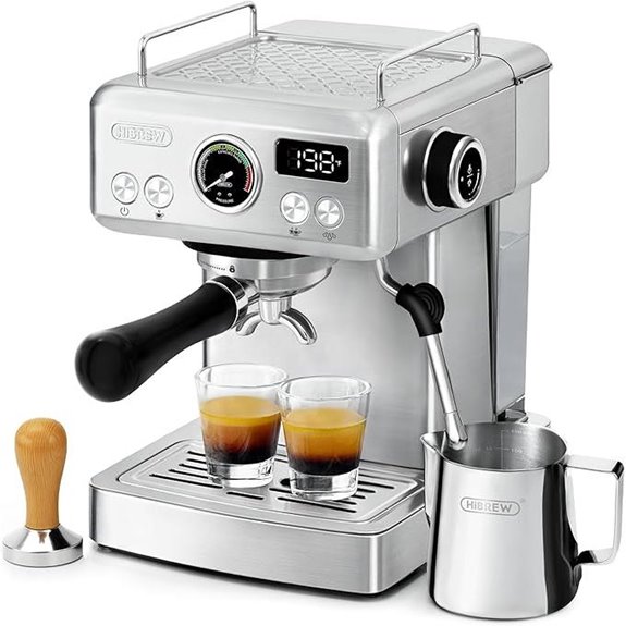 HIBREW H10A Espresso Machine with Milk Frother