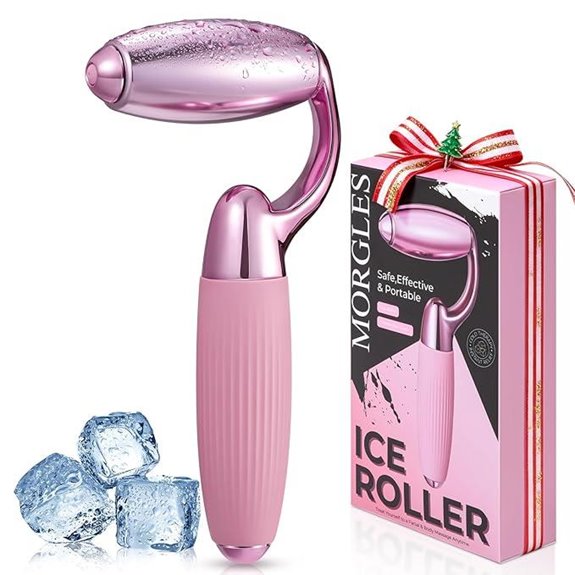 MORGLES Face Ice Roller for Puffiness & Skin Tightening