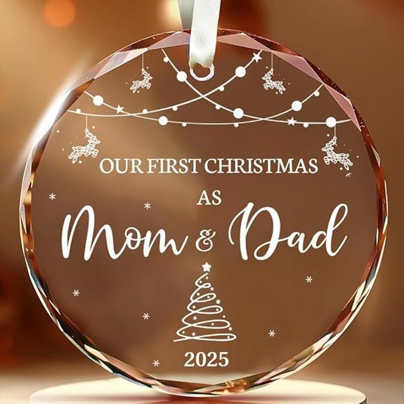 First Christmas as Mom & Dad Ornament 2025