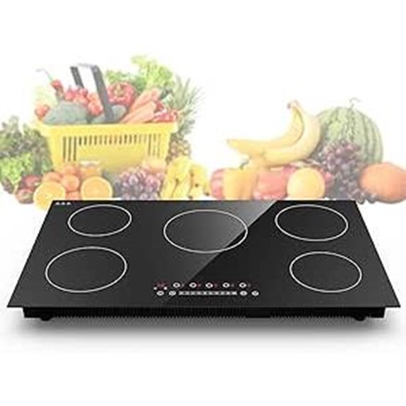 VBGK 5-Burner Induction Cooktop with Touch Control