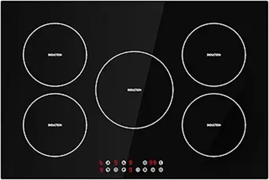 Davivy 5-Burner 30-Inch Induction Cooktop