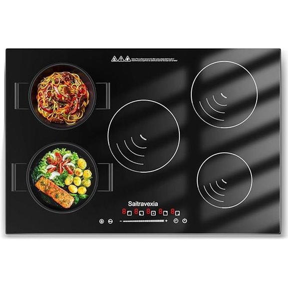 30-Inch Induction Cooktop with 5 Burners