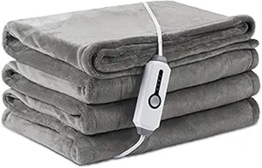 Electric Heated Blanket Full Size with Over-Heat Protection