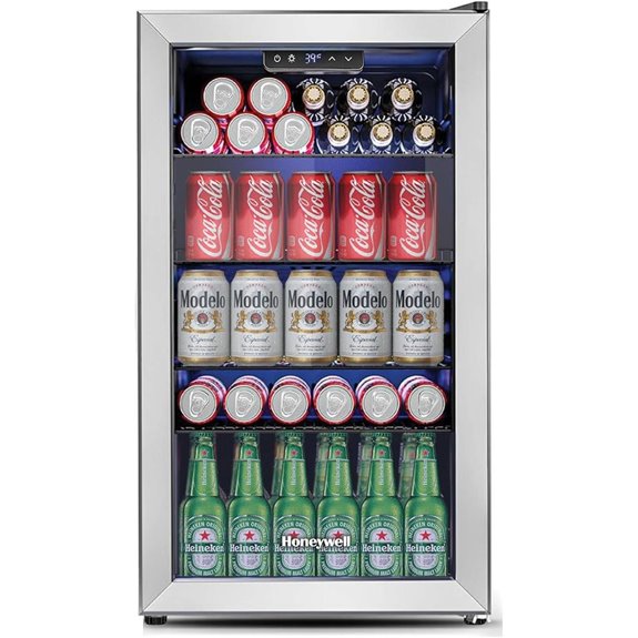 Honeywell Beverage Refrigerator with Glass Door