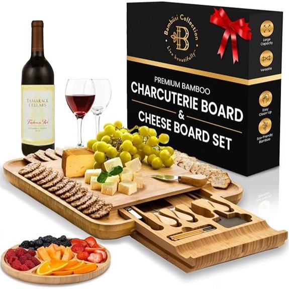 Charcuterie Board Gift Set with Knives