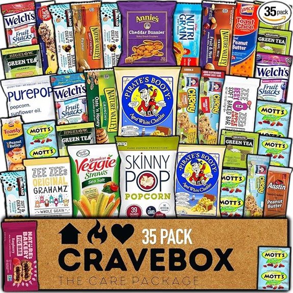 CRAVEBOX Healthy Snack Box Christmas Assortment
