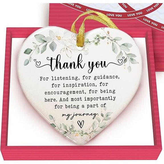 heartfelt gratitude ornament