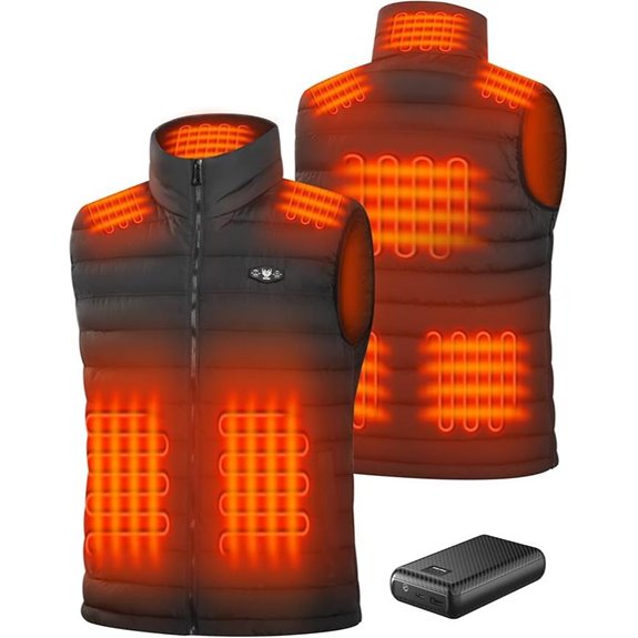 heated men s outdoor vest