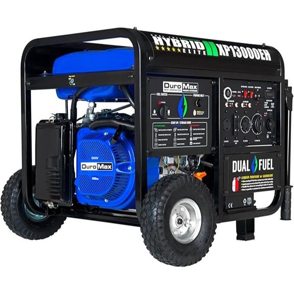 DuroMax XP13000EH 13,000-Watt Dual Fuel Portable Generator