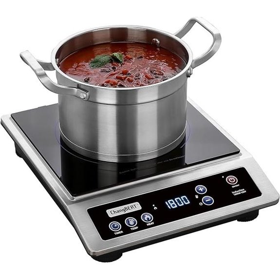 ChangBERT 1800W Induction Cooktop with Timer