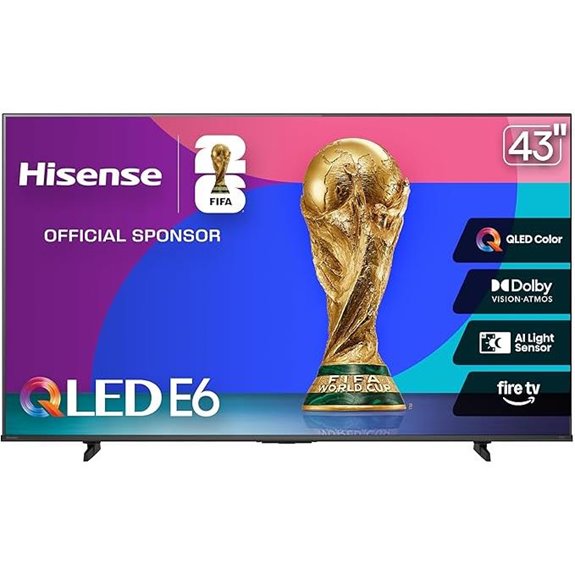 Hisense 43 E6 QLED 4K UHD Smart TV with Alexa