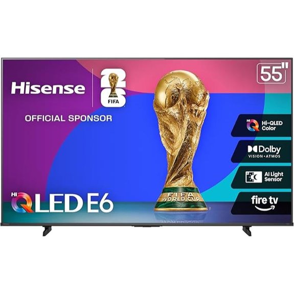 Hisense 55 E6 QLED 4K UHD Smart TV with Alexa