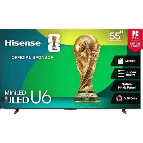 Hisense 55 U6 Series Mini-LED 4K Fire TV