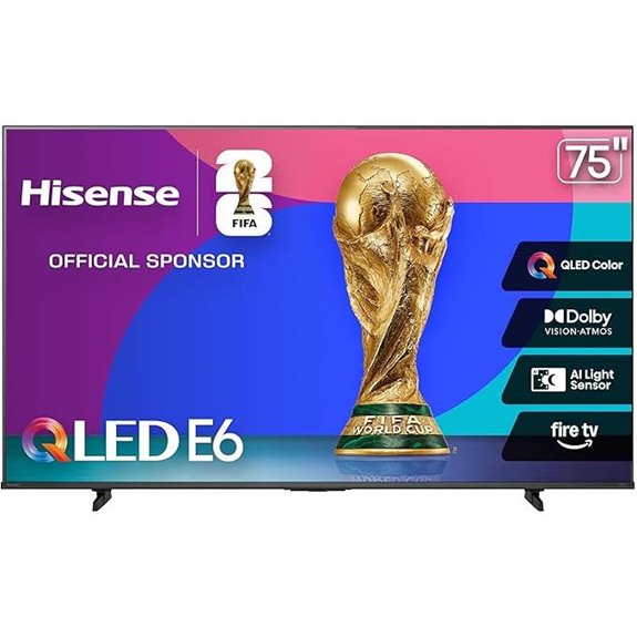 Hisense 75 E6 QLED 4K UHD Smart Fire TV