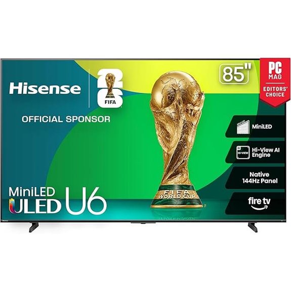 Hisense 85 U6 Series 4K QLED Smart TV