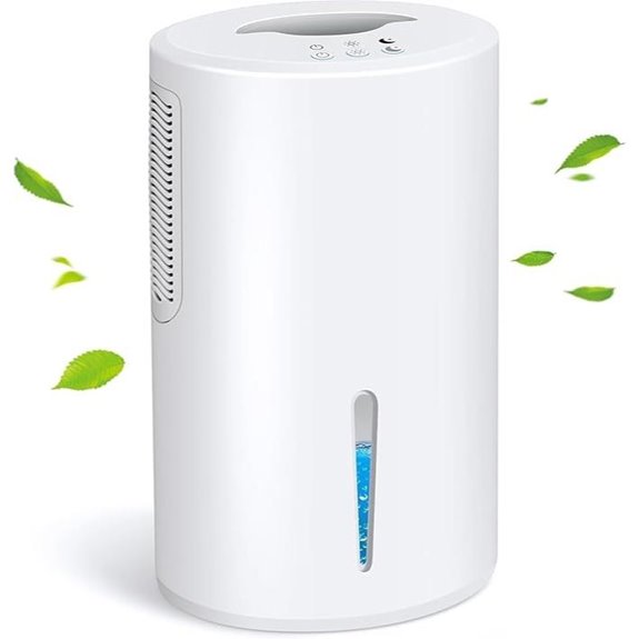 Dehumidifier for Home with 68 oz Tank & LED Lights