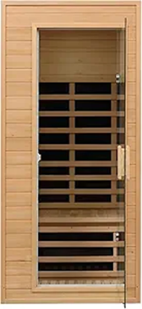 Infrared Sauna for Home with LED Bluetooth LCD