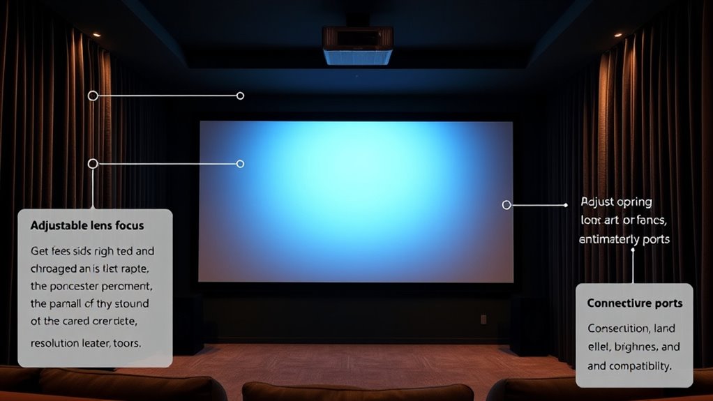 home theater projection factors