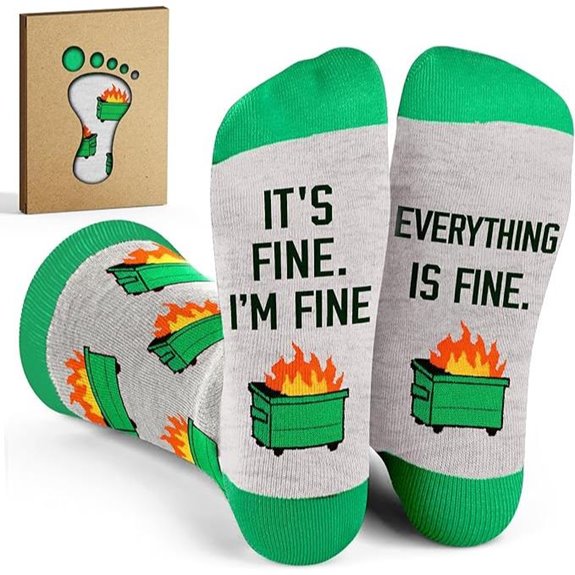 humorous coworker sock gifts