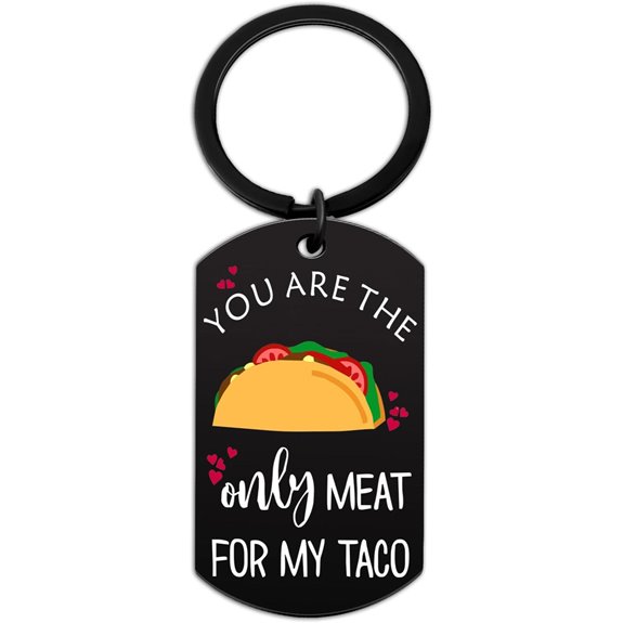 Funny Men's Keychain Gift for Valentine's Day