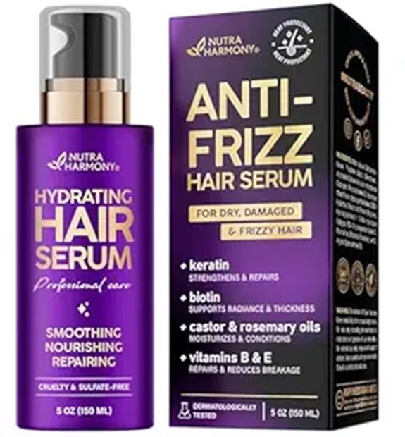 NutraHarmony Hydrating Hair Serum with Keratin and Oils