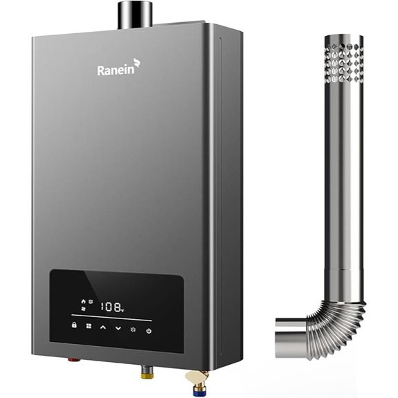 Ranein Gas Tankless Water Heater Indoor 3.6 GPM