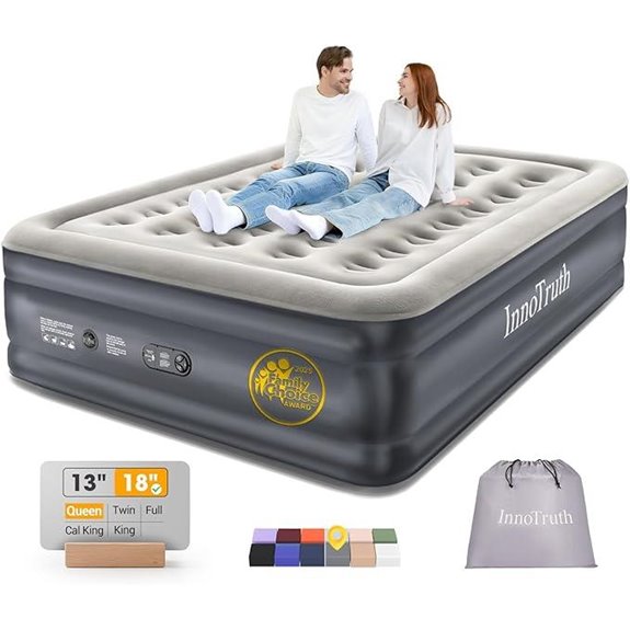 InnoTruth Queen Air Mattress with Built-in Pump