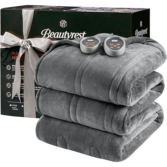 Beautyrest Heated Blanket with 20 Settings King Size