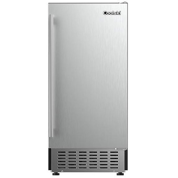 Coolski 130Lbs/Day Built-in Ice Maker with Storage