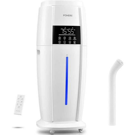 FOHERE Large Room Humidifier with Remote and Multiple Modes
