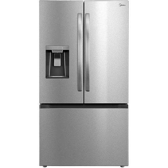 Midea 29.3 Cu. Ft. Stainless French Door Smart Refrigerator