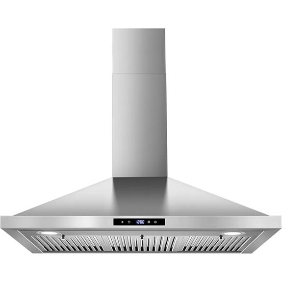 36-Inch Wall-Mount Range Hood with Touch Control