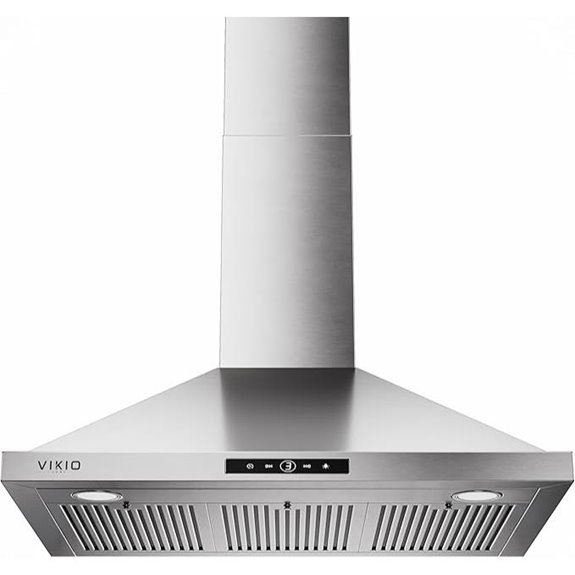 36-Inch Wall Mount Range Hood with LED Lights