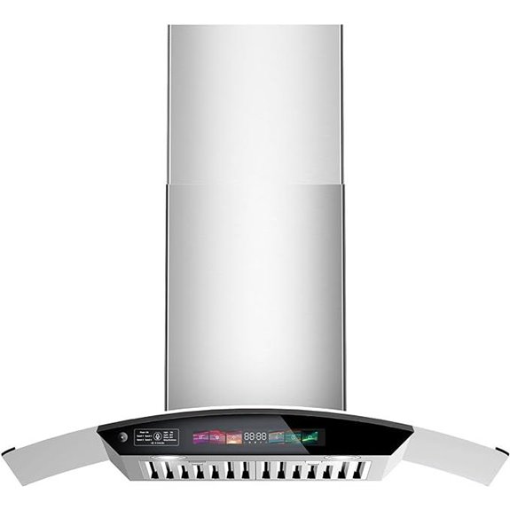 30-inch Wall Mount Range Hood with Touch Control