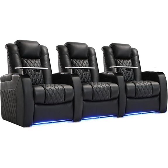 Weilianda Leather Zero Gravity Recliner Set (3)