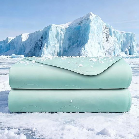 Cooling Comforter Queen Size Breathable Lightweight Blanket