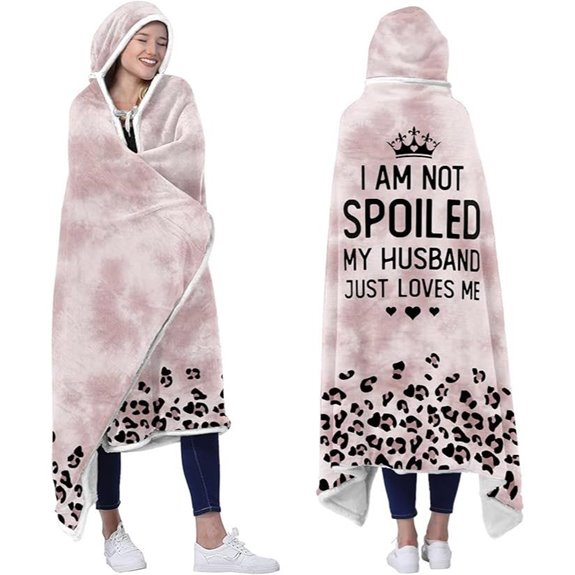 Spoiled Wife Fleece Hoodie - Wife's Gift from Husband